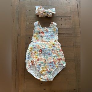 New with tags Angel Dear sunsuit/Romper